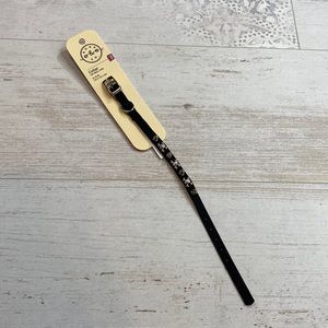 Bond & Co. Black Skull and Crossbones Studded XXS Collar For Dogs